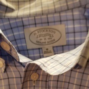 H. Stockton Med Blue Dress Shirt